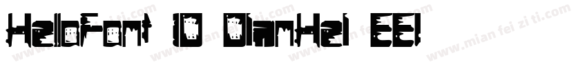 HelloFont ID DianHei EEJ字体转换